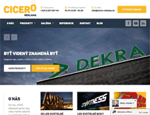 Tablet Screenshot of cicero-reklama.sk